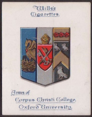 Coat of arms (crest) of Corpus Christi College (Oxford University)