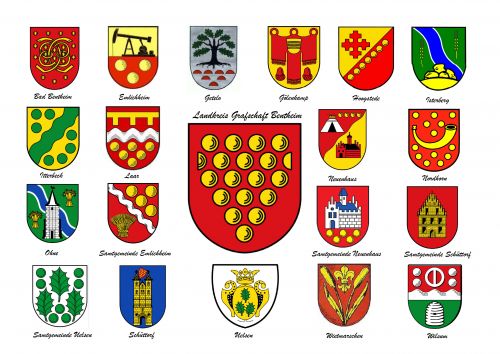 Arms in the Grafschaft Bentheim District