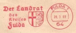 Wappen von Landkreis Fulda/Arms (crest) of the Fulda district
