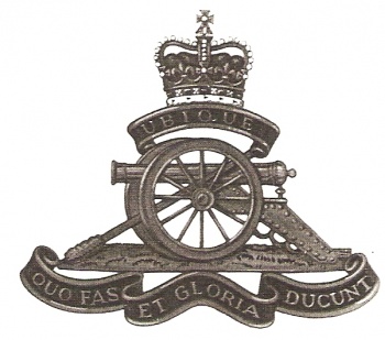 Coat of arms (crest) of the Royal Regiment of Canadian Artillery, Canadian Army