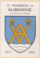 Blason d'Aubagne/Arms (crest) of Aubagne