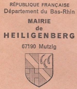 Blason de Heiligenberg (Bas-Rhin)/Coat of arms (crest) of {{PAGENAME