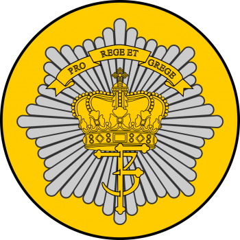 Emblem (crest) of the IV Battalion, The Royal Life Guards, Danish Army