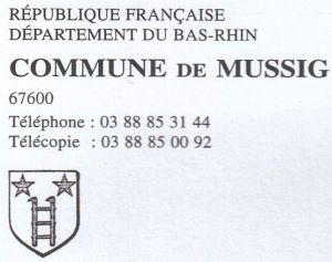 Blason de Mussig/Coat of arms (crest) of {{PAGENAME