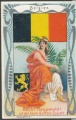 Arms, Flags and Folk Costume trade card Belgium Hauswaldt Kaffee