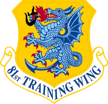 Coat of arms (crest) of 81st Training Wing, US Air Force