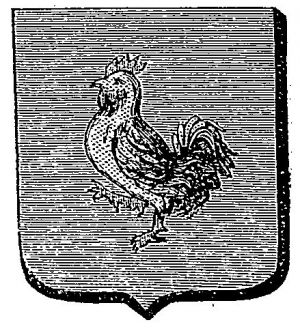 Arms (crest) of Jacques-Joseph-François de Vogüé