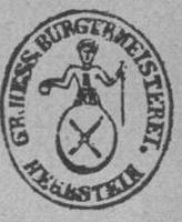 Wappen von Herbstein/Arms (crest) of Herbstein