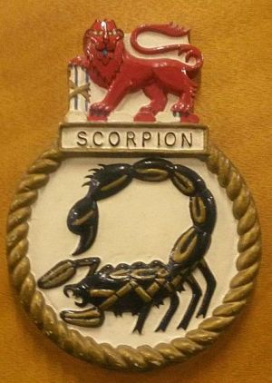 Coat of arms (crest) of the SAS Scorpion, South African Navy