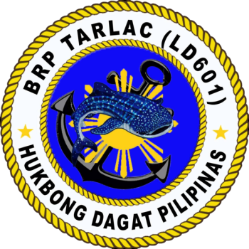 Coat of arms (crest) of the Landing Plattform Dock BRP Tarlac (LD-601), Philippine Navy