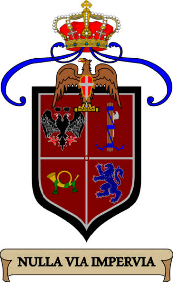 Coat of arms (crest) of 5th Bersaglieri Regiment, Italian Army