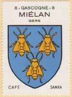Blason de Miélan/Arms (crest) of Miélan