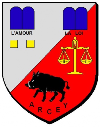 Blason de Arcey (Côte-d'Or)/Arms (crest) of Arcey (Côte-d'Or)