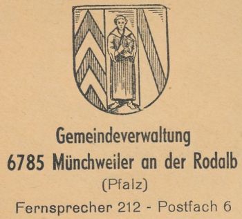 Wappen von Münchweiler an der Rodalb/Coat of arms (crest) of Münchweiler an der Rodalb