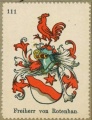 Wappen Frieherr von Rotenhan nr. 111 Frieherr von Rotenhan