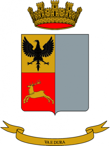 Coat of arms (crest) of the Orobica Logistics Battalion, Italian Army