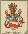Wappen Fürst zu Schönburg nr. 32 Fürst zu Schönburg