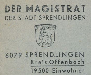 Wappen von Sprendlingen (Dreieich)/Coat of arms (crest) of Sprendlingen (Dreieich)