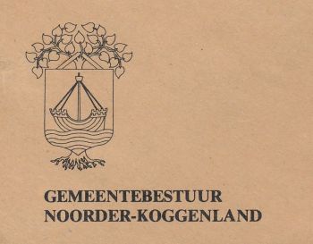 Wapen van Noorder Koggenland/Coat of arms (crest) of Noorder Koggenland