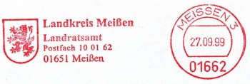 Wappen von Meissen (kreis)/Coat of arms (crest) of Meissen (kreis)
