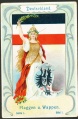 Arms, Flags and Folk Costume trade card Natrogat Deutschland