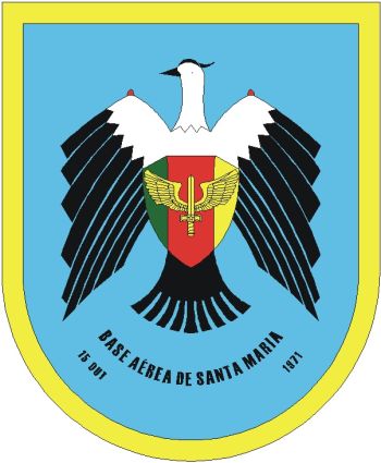 Coat of arms (crest) of Santa Maria Air Force Base, Brazilian Air Force