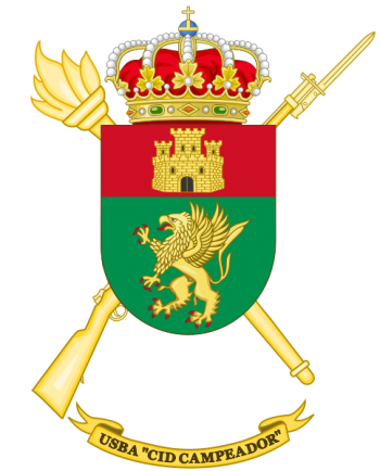 Coat of arms (crest) of the Base Services Unit Cid Campeador, Spanish Army