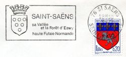 Blason de Saint-Saëns/Arms (crest) of Saint-Saëns