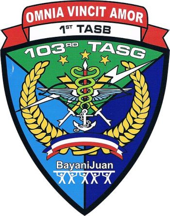 Coat of arms (crest) of the 103rd Technical and Administrative Services Group, Philippine Army