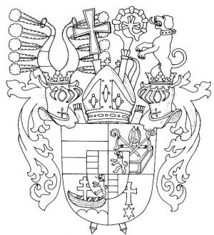 Arms (crest) of Karl von Lamberg