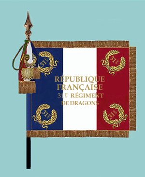 31st Dragoons Regiment, French Armyobv.png