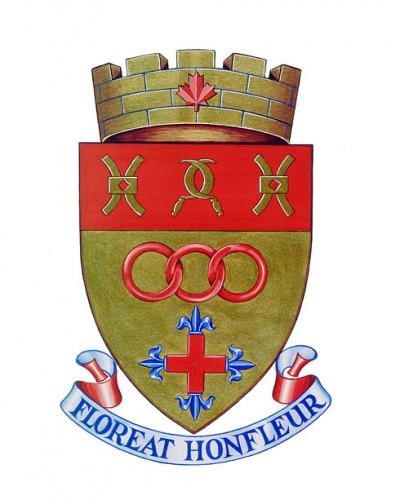 Coat of arms (crest) of Honfleur (Quebec)