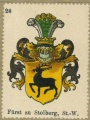 Wappen Fürst zu Stolberg nr. 28 Fürst zu Stolberg