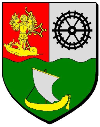 Blason de Lacave (Ariège)/Arms (crest) of Lacave (Ariège)