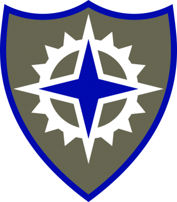 Coat of arms (crest) of the XVI Corps, US Army