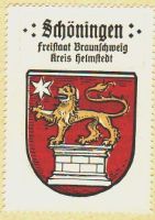 Wappen von Schöningen/Arms (crest) of Schöningen
