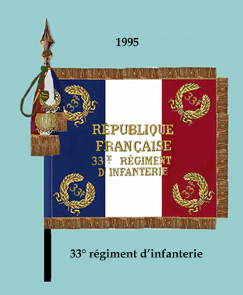 Coat of arms (crest) of 33rd Infantry Regiment, French Army