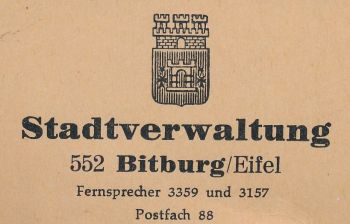 Wappen von Bitburg/Coat of arms (crest) of Bitburg