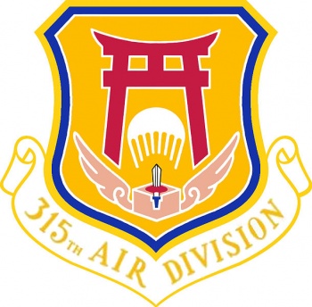 Coat of arms (crest) of the 315th Air Division, US Air Force