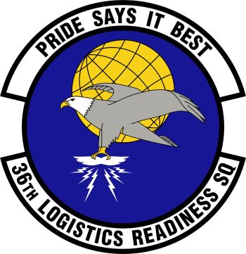 Coat of arms (crest) of the 36th Logistics Readiness Squadron, US Air Force