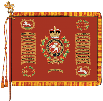 Arms of The Governor-General's Horse Guards, Canadian Army