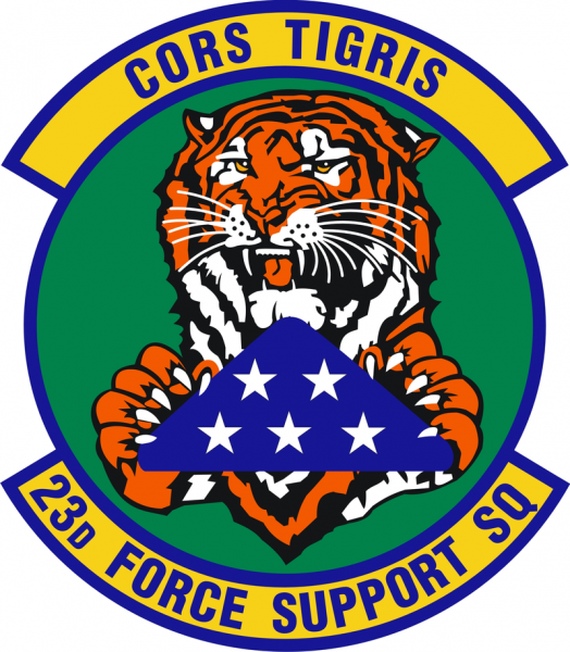 File:23rd Forces Support Squadron, US Air Force.png