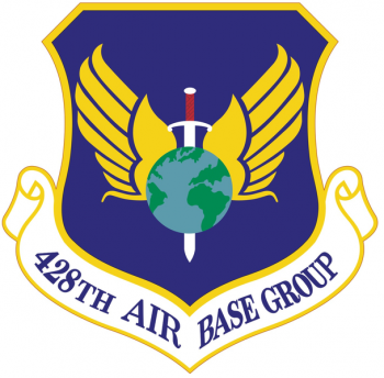 Coat of arms (crest) of the 428th Air Base Group, US Air Force