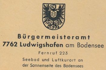 Wappen von Ludwigshafen am Bodensee/Coat of arms (crest) of Ludwigshafen am Bodensee
