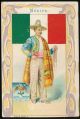 Arms, Flags and Folk Costume trade card