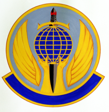 Coat of arms (crest) of the 544th Intelligence Support Squadron, US Air Force