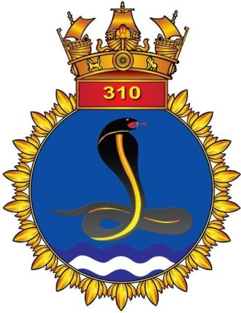 Coat of arms (crest) of the INAS 310 Cobras, Indian Navy