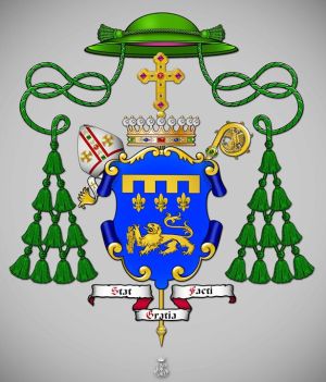 Arms (crest) of Pierre de Baglion de la Salle de Saillant