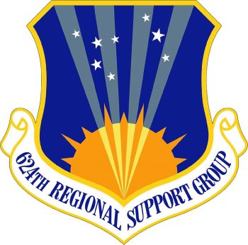 Coat of arms (crest) of the 624th Regional Support Group, US Air Force