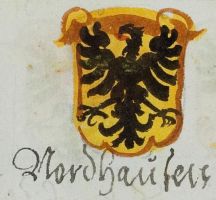 Wappen von Nordhausen/Arms (crest) of NordhausenThe arms in a 16th century manuscript